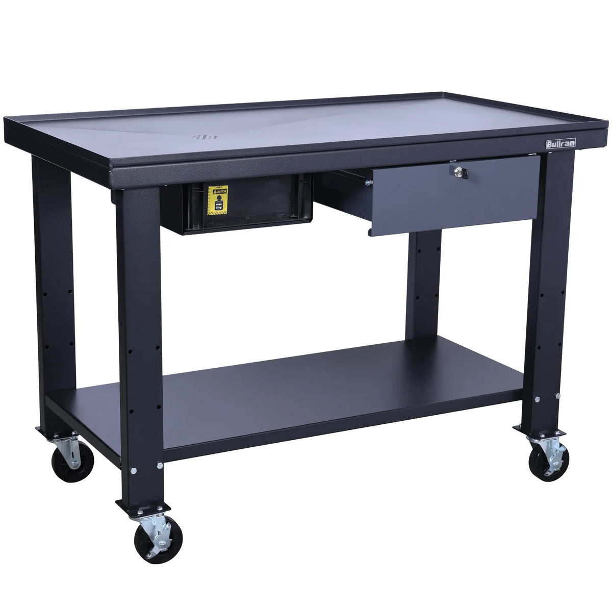 Bullram werktafel met olieopvang