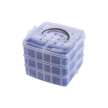 Automotive bevestigings pluggen-set 625-delig + speciaal (de)montage gereedschap - Weldingshop