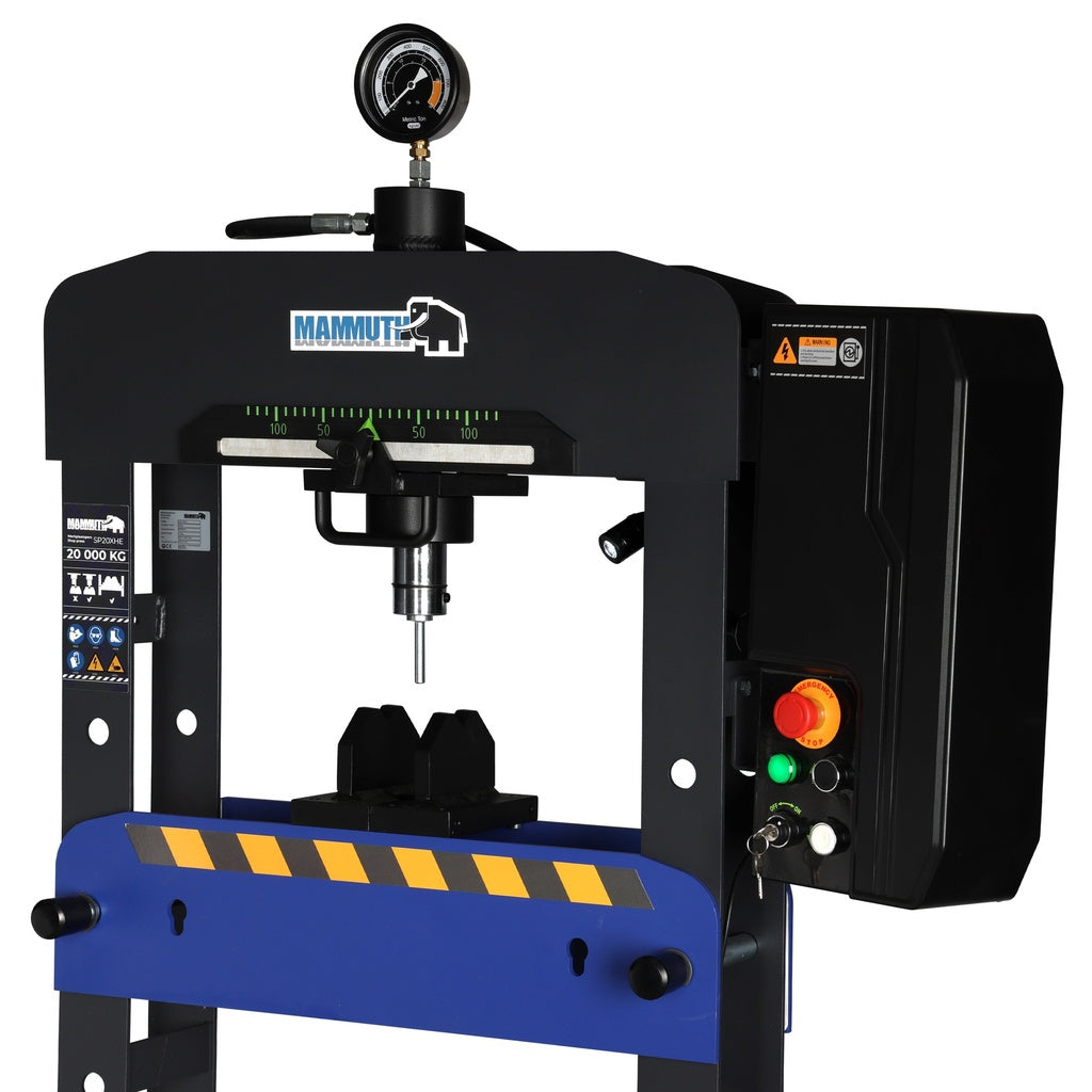 Mammuth werkplaatspers 20 ton elektrisch X-Serie - Weldingshop