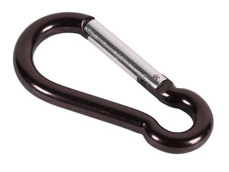 Karabijnhaak 5 x 50mm aluminium - Weldingshop