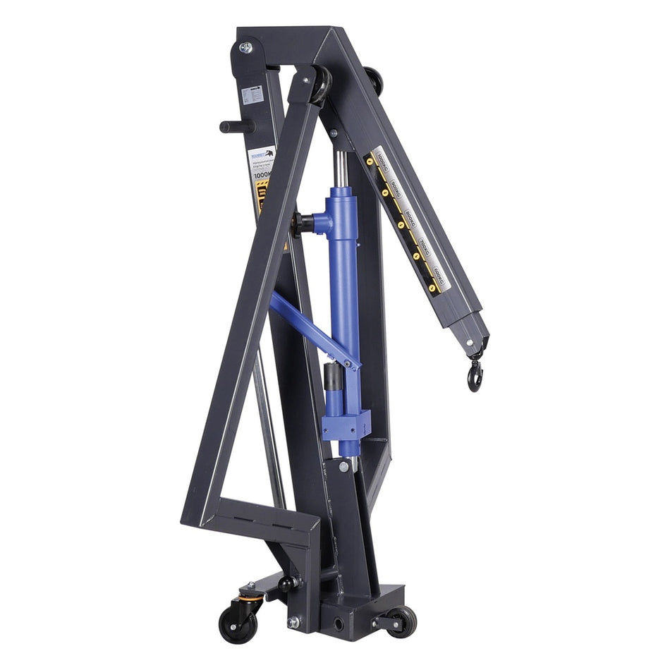 Werkplaatskraan snellift 1 ton parallel onderstel