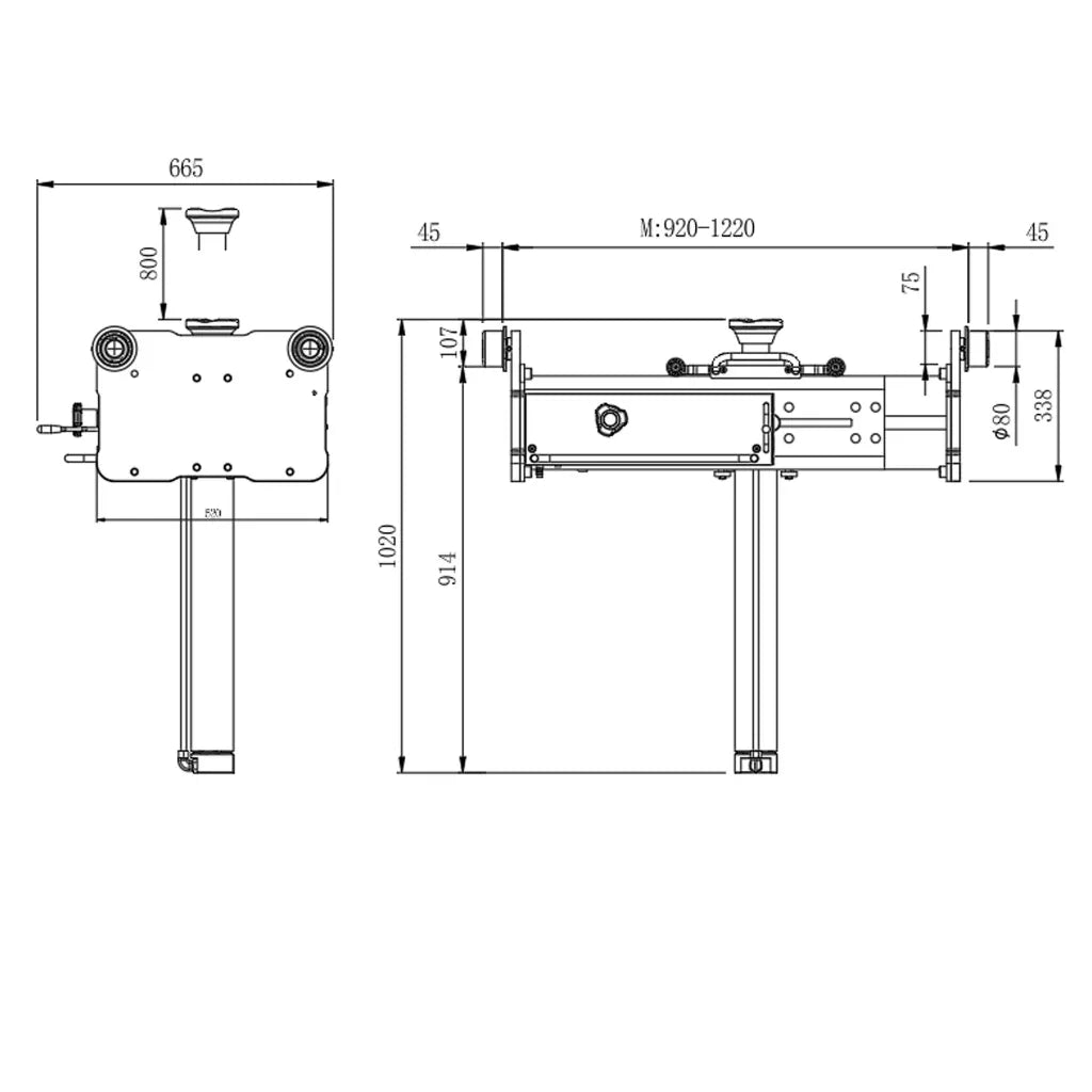 Falco accu putkrik 15 ton medium – lange cilinder