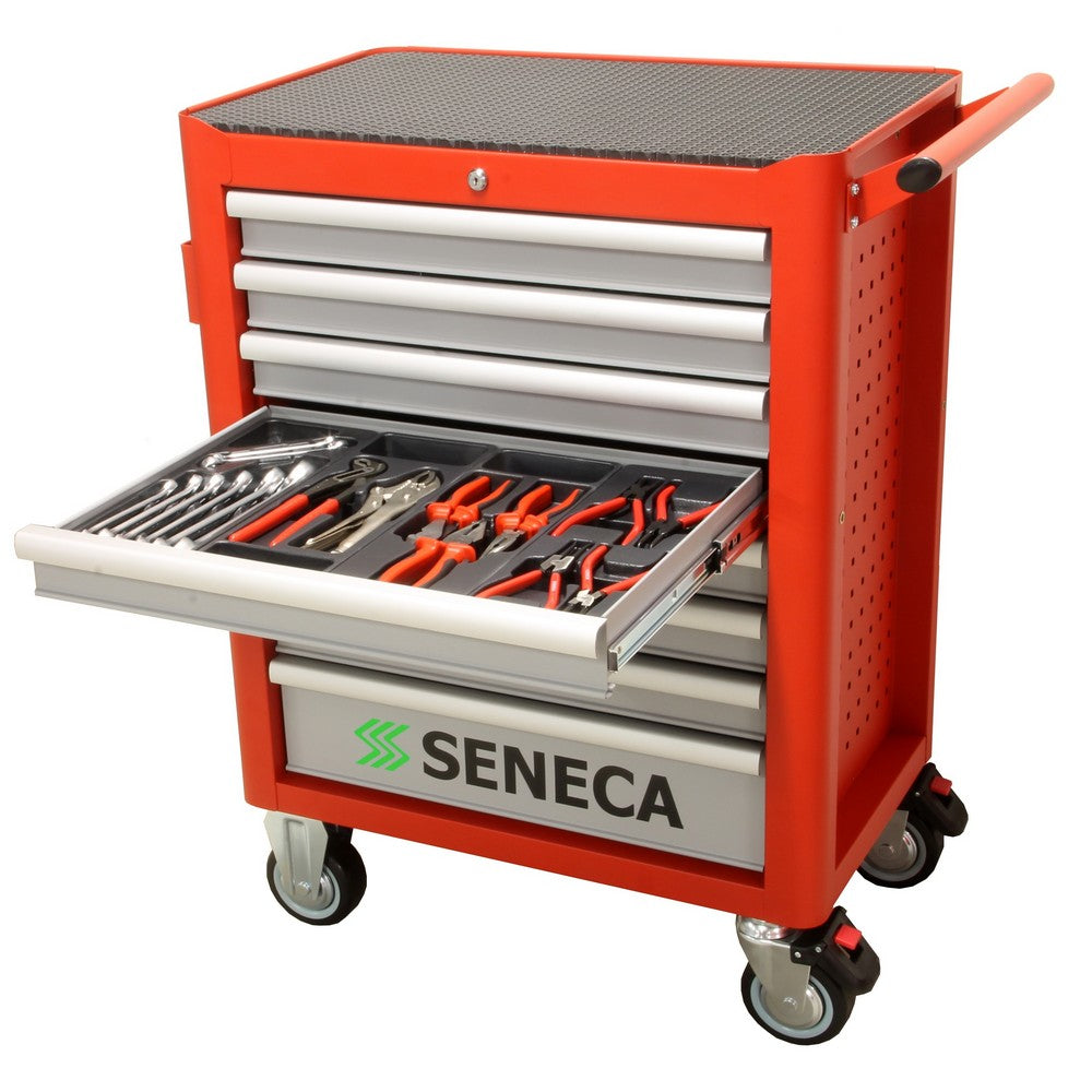 Gereedschapswagen 293 delig rood - Weldingshop