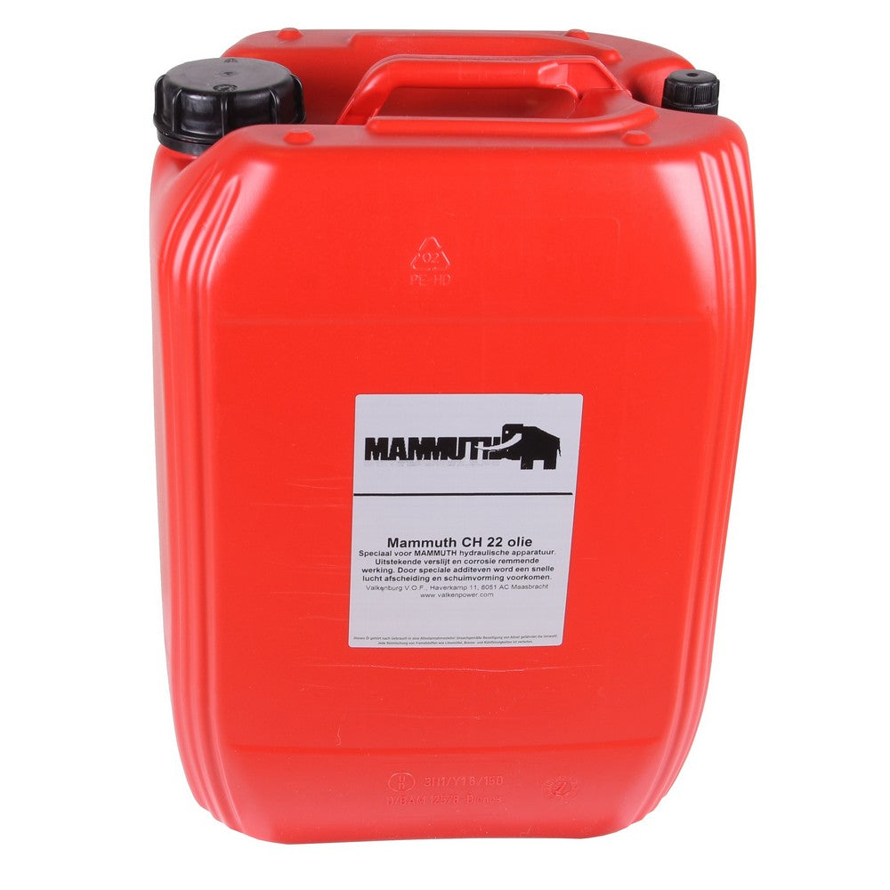 Mammuth hydraulische olie 20L CH22 - Weldingshop