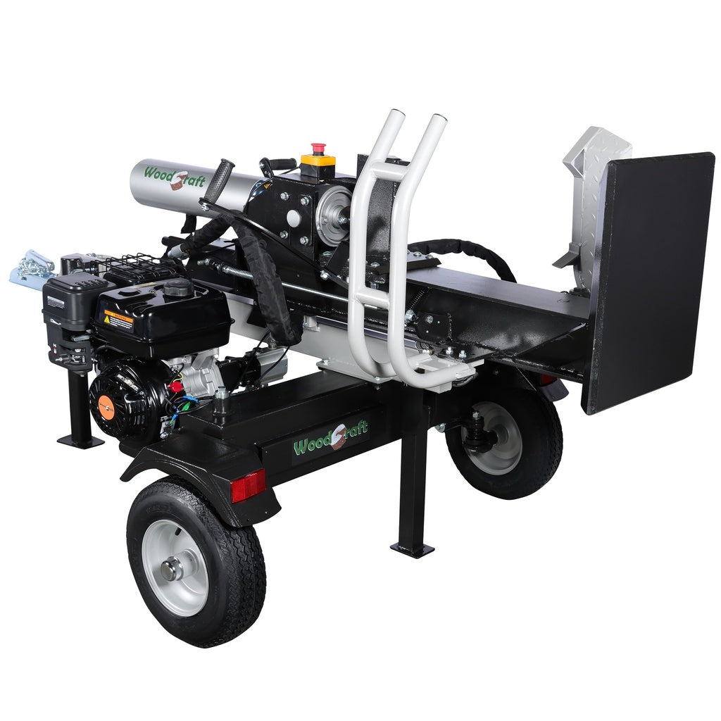 Woodcraft houtklover 35 ton benzine verticaal