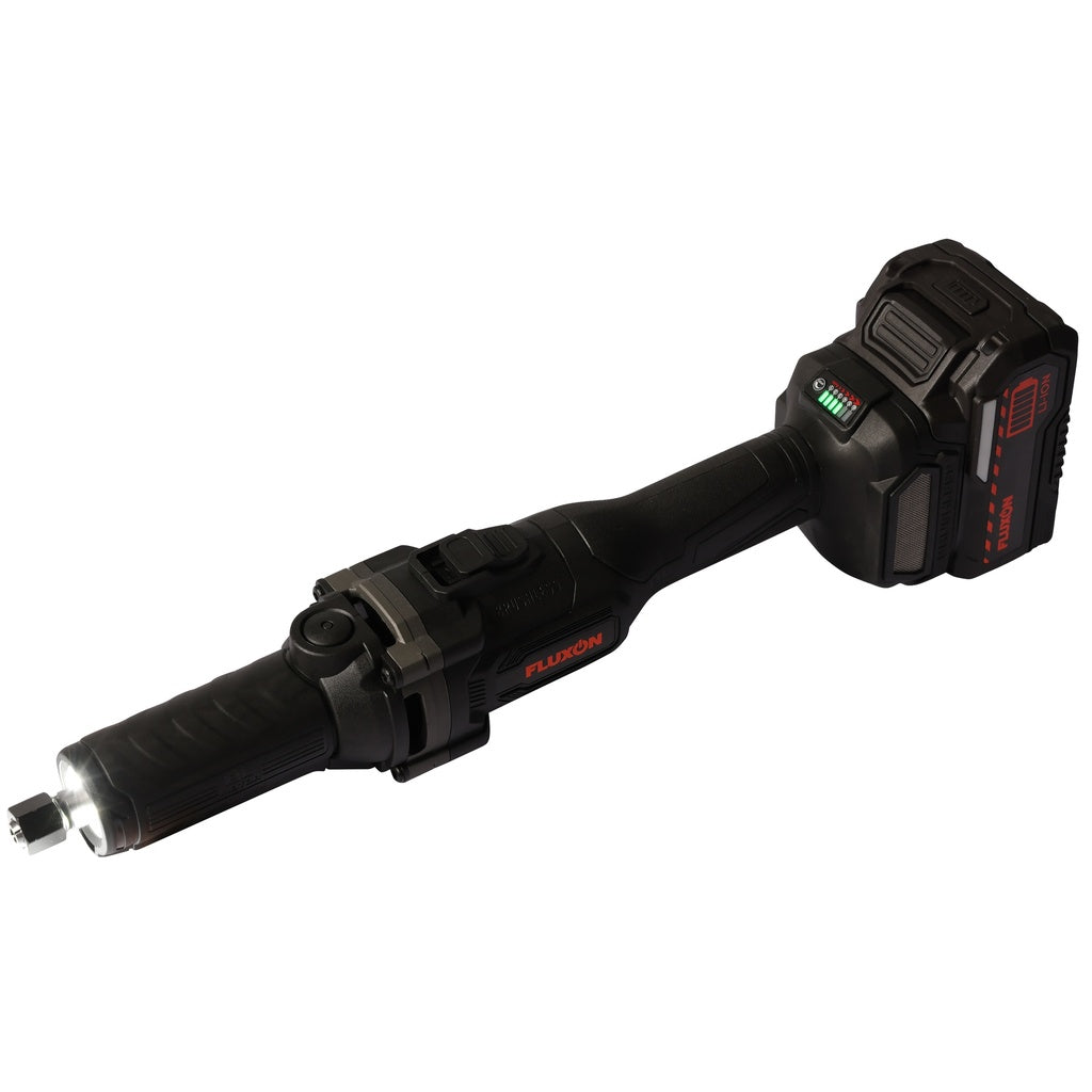 Fluxon accu stiftslijper incl. 4 Ah accu en lader - Weldingshop