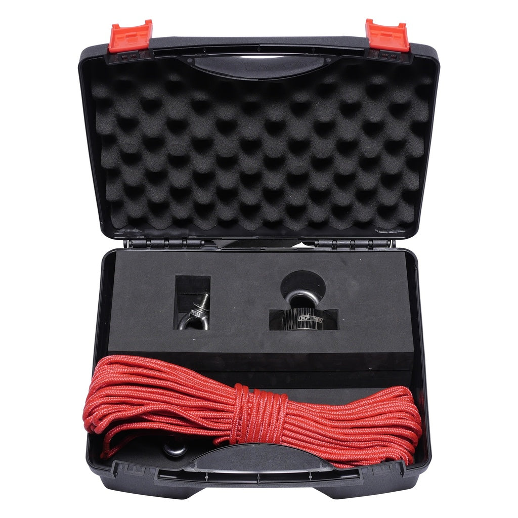 Vismagneet set 170kg inclusief touw, haak en opbergbox - Weldingshop