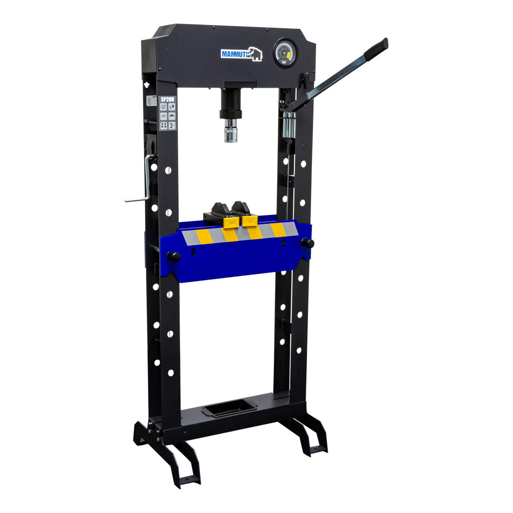 Werkplaatspers handbediend hydraulisch 20 ton - Weldingshop