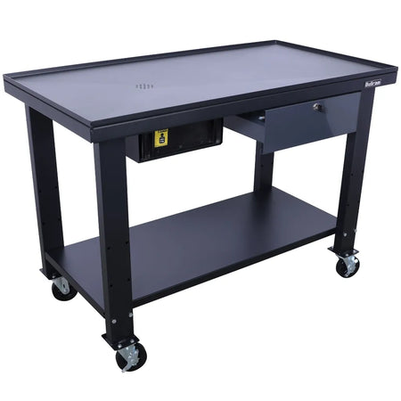 Bullram werktafel met olieopvang