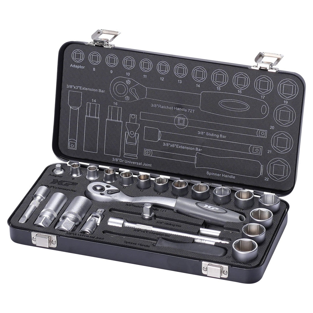 Doppendoos 3/8'' 24pcs - Weldingshop