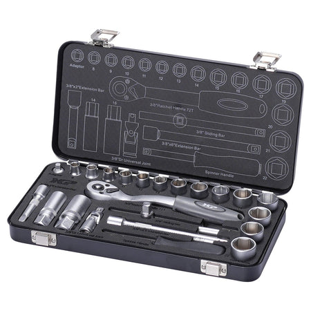 Doppendoos 3/8'' 24pcs - Weldingshop
