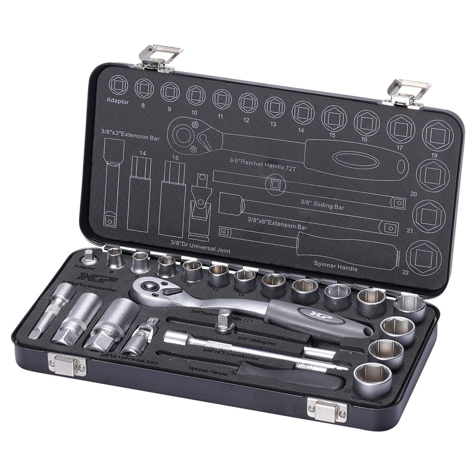 Doppendoos 3/8'' 24pcs - Weldingshop
