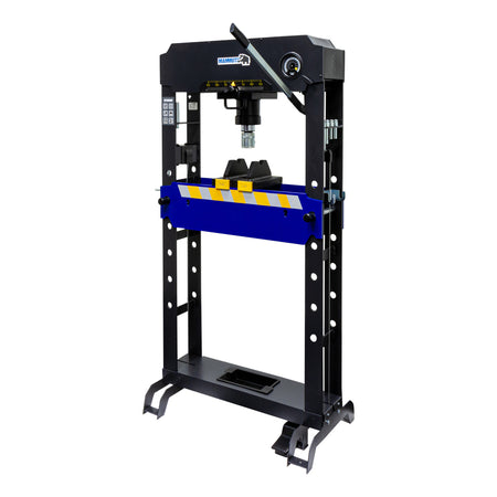 Werkplaatspers lucht hydraulisch met voetpedaal 50 ton - Weldingshop