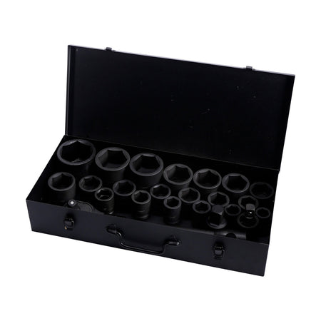 Doppendoos impact 3/4'' en 1'' 26 delig engels - Weldingshop