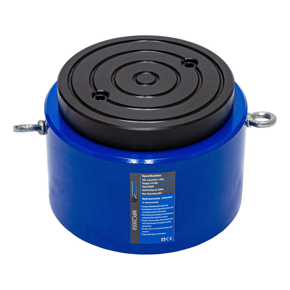 Cilinder 200 ton slag 50mm - Weldingshop