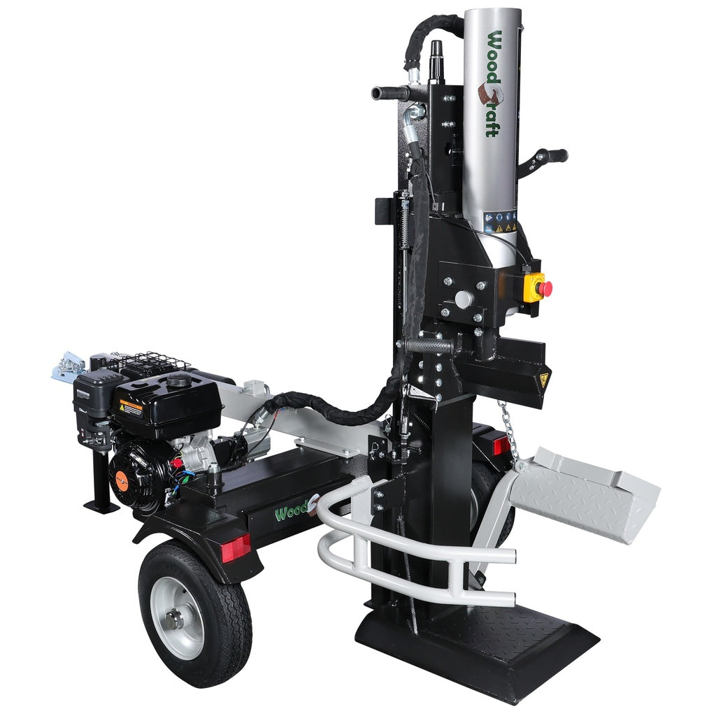 Woodcraft houtklover 35 ton benzine verticaal