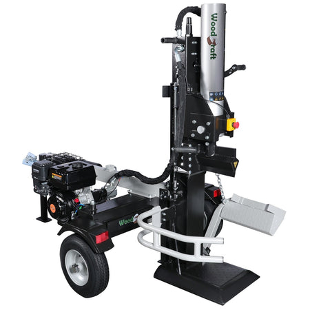 Woodcraft houtklover 35 ton benzine verticaal