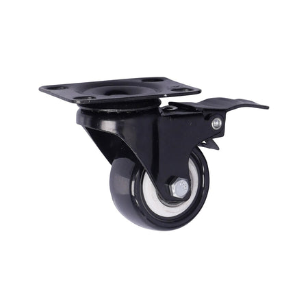 Zwenkwiel met rem 50 x 25mm PU - Weldingshop