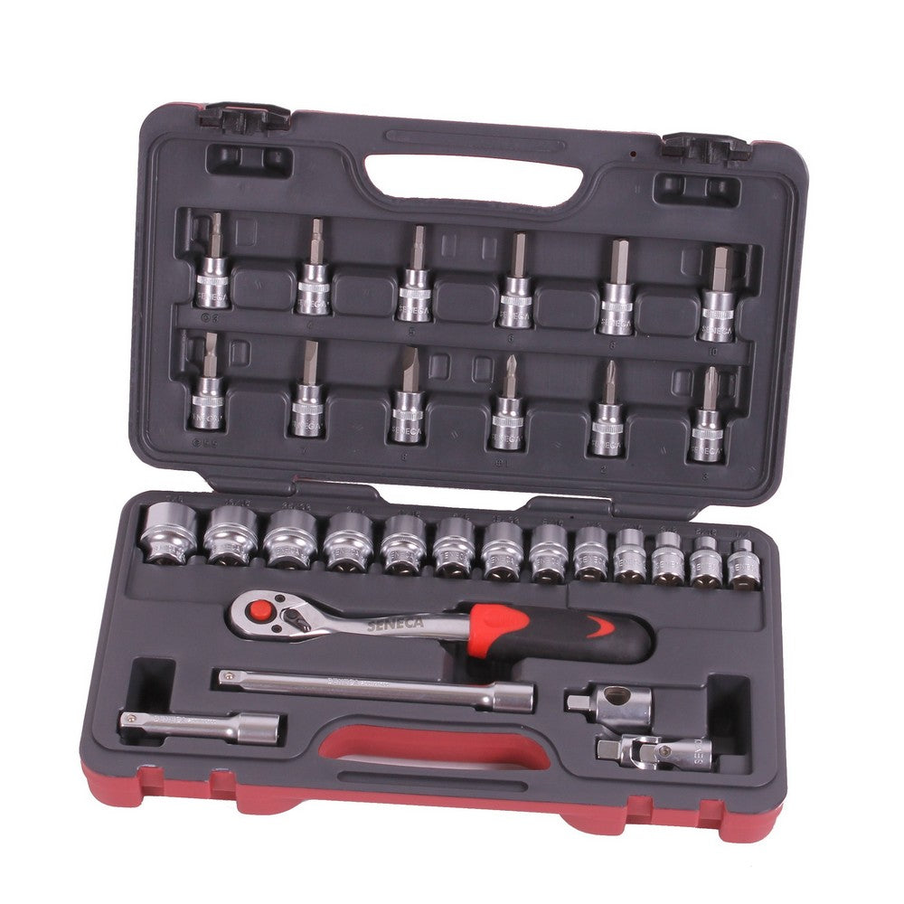 Doppendoos 3/8'' 35 delig sae professioneel - Weldingshop