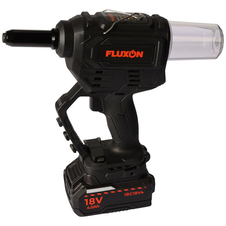 Fluxon accu popnageltang incl. 4 Ah accu en lader - Weldingshop