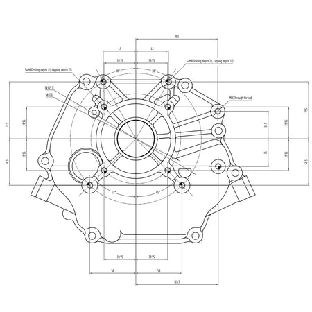 Valkenpower benzinemotor E-start 7.5 pk asmaat 25 mm