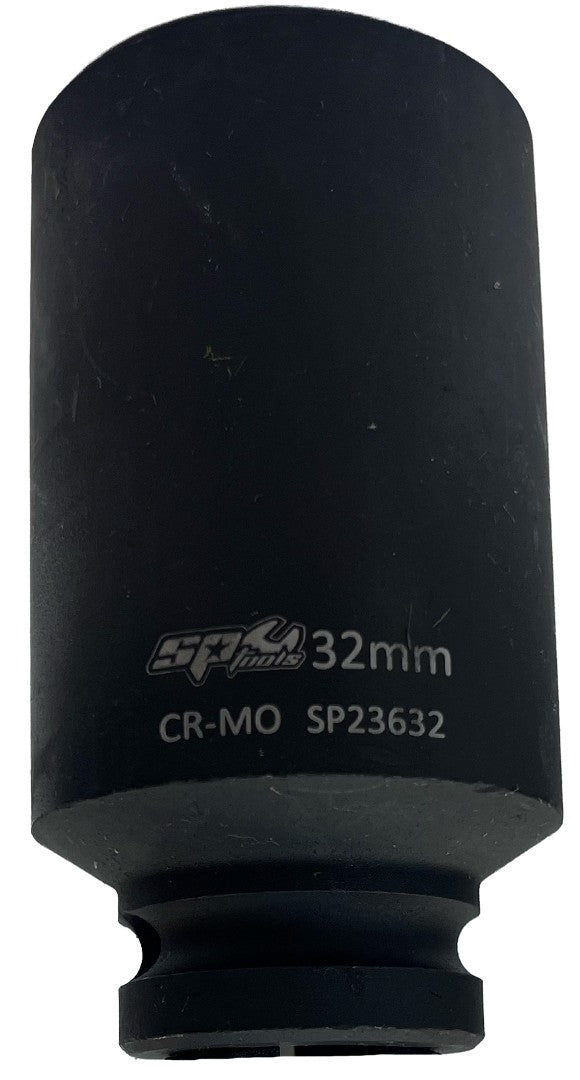 KRACHTDOP 1/2" LANG 12-KANT 32MM