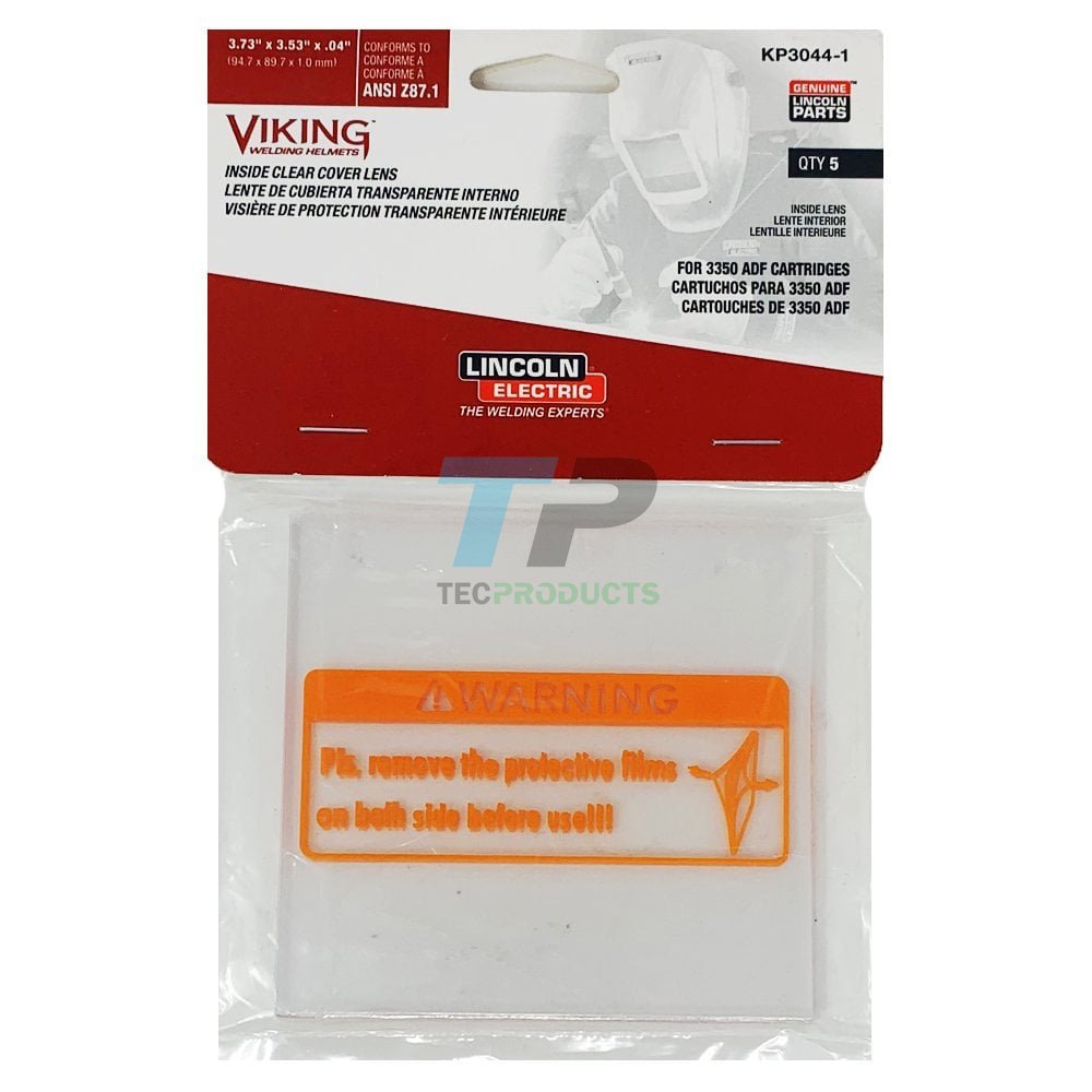 Lincoln Electric INSIDE LENS CLEAR - Weldingshop