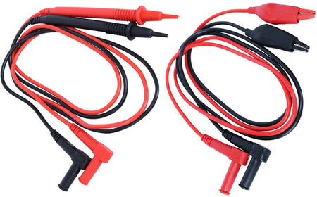 MULTIMETER DUBBELE TESTKABELSET - STANDAARD & KLEMMEN