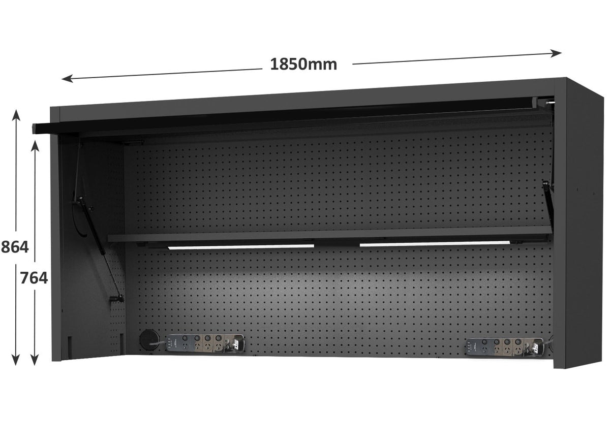 POWERBOARD TOPKIST ZWART USA SUMO SERIES 185CM