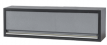 WANDKAST 136CM BREED ZWART/GRIJS VOOR WORKSHOP SERIES