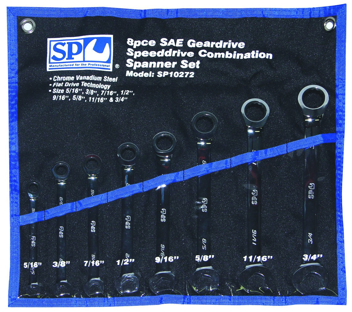 RINGRATEL-STEEKSLEUTELSET  SPEEDOPEN 8 DELIG SAE