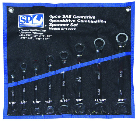 RINGRATEL-STEEKSLEUTELSET  SPEEDOPEN 8 DELIG SAE