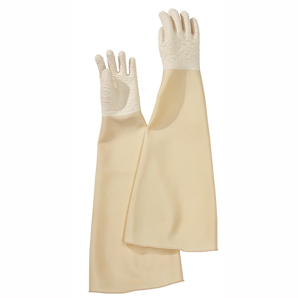 IBS beschermende handschoenen  latex (beige) voor WD-100  incl. bevestigingstape - Weldingshop