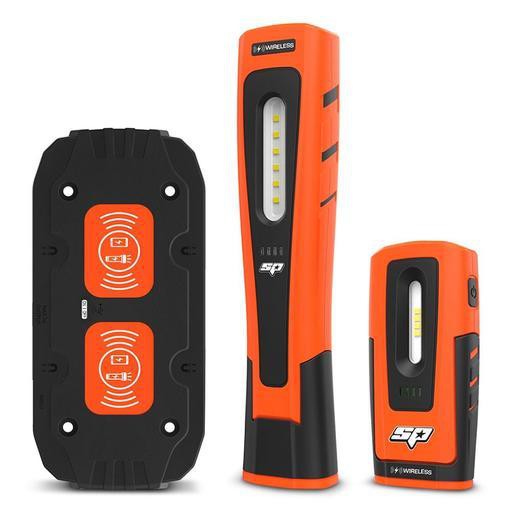 SET WERKLAMPEN MET DUBBELE OPLAADPAD