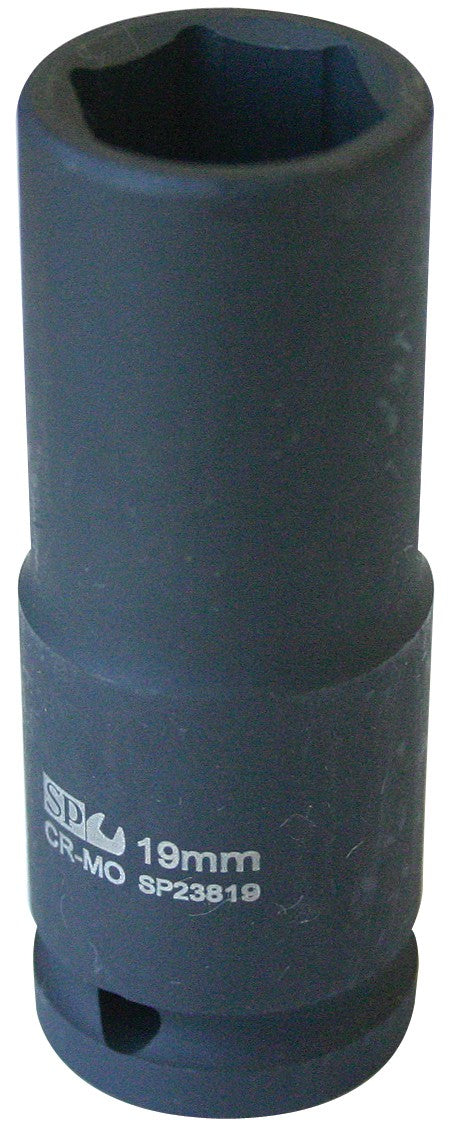 SLAGMOERDOP 1/2" 6-KANT LANG 12MM