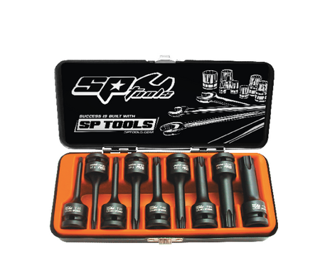 SLAGMOERDOPPENSET 1/2” TORX 9 DELIG