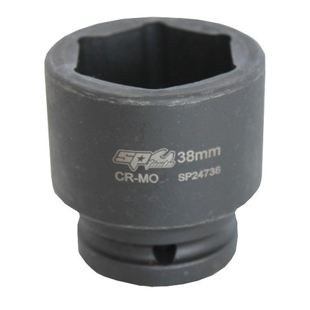 SOCKET IMPACT DEEP 3/4DR 6PT METRIC 38MM