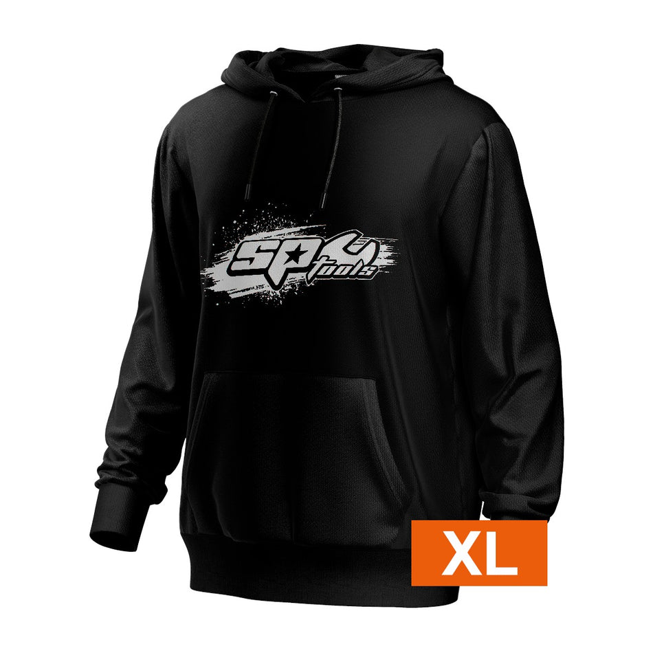 SP HOODIE BLACK AND WHITE SIZE XL
