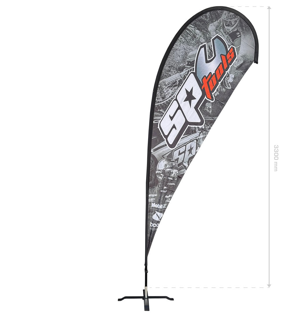 SP TOOLS BANNER FLAG TEARDROP