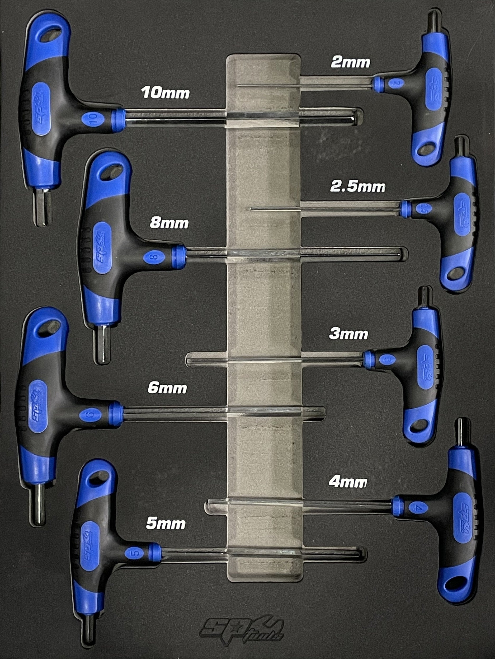 T-GREEP BINNENZESKANT IN EVA FOAM INLAY 8 DELIG METRISCH