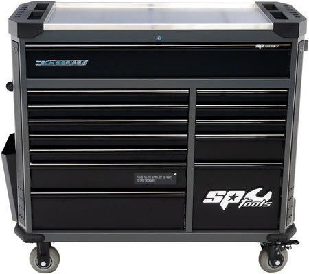 506 DELIGE TOOLKIT IN TECH SERIES GEREEDSCHAPWAGEN 13 LADEN ZWART