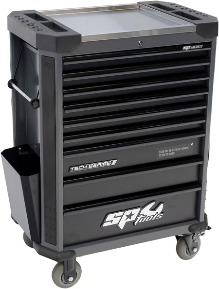 366 DELIGE TOOLKIT IN TECH SERIE GEREEDSCHAPSWAGEN MET 9 LADEN DIAMOND BLACK/ZWART
