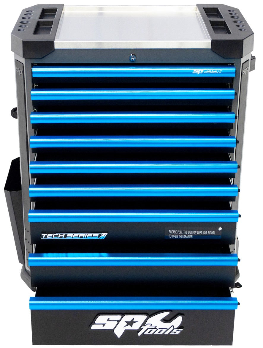 TECH SERIE GEREEDSCHAPWAGEN 9 LADEN DIAMOND BLACK/BLUE