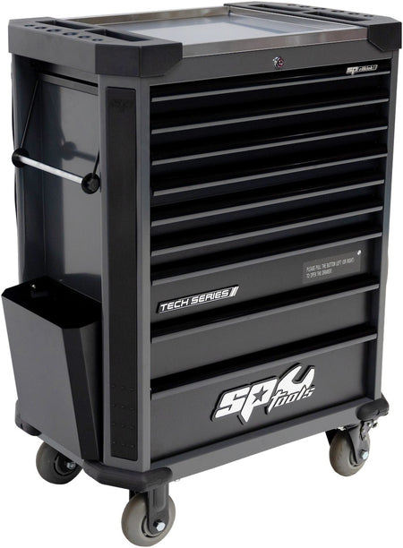 387 DELIGE TOOLKIT IN TECH SERIE GEREEDSCHAPSWAGEN MET 9 LADEN DIAMOND BLACK/ZWART