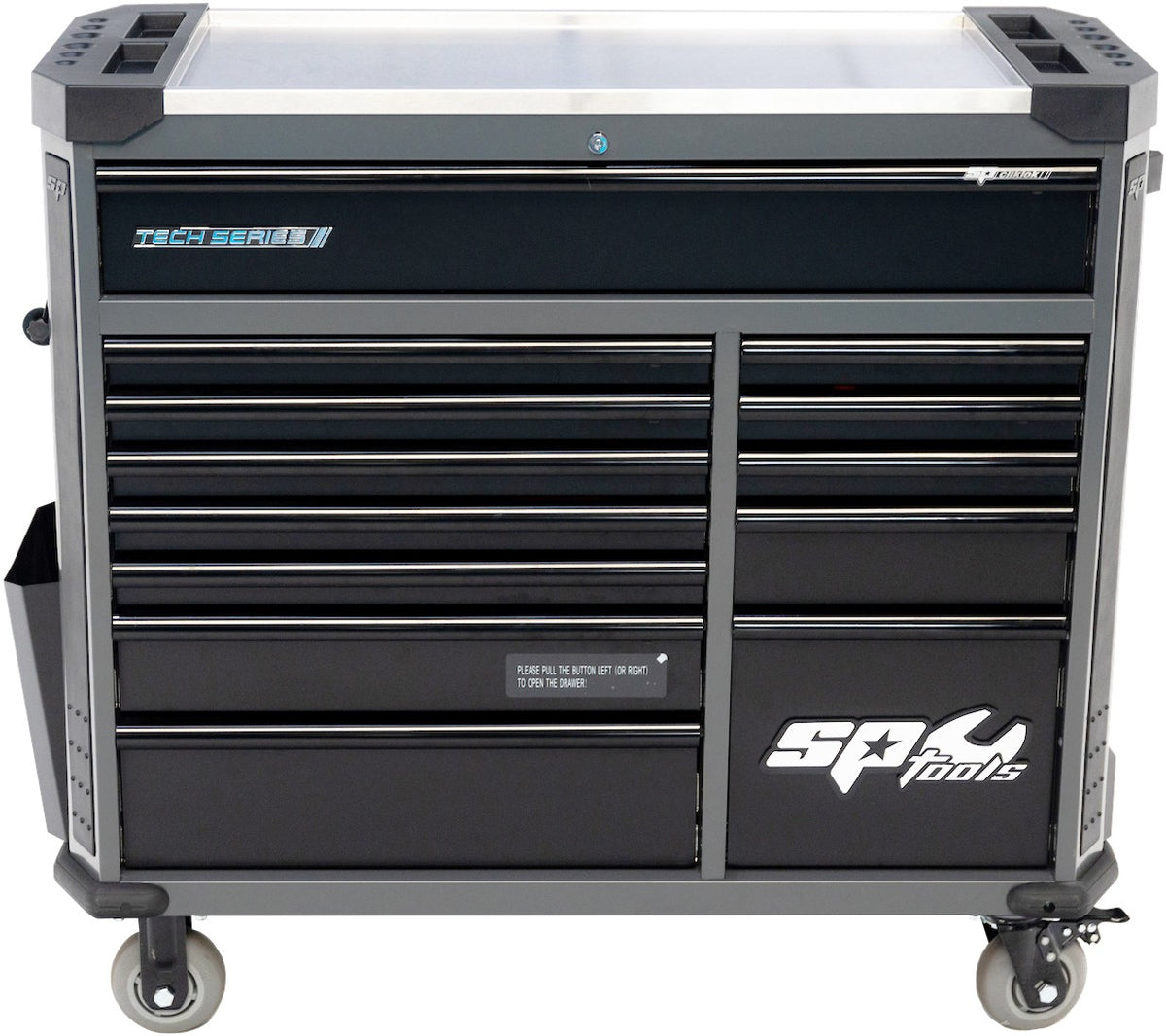 470 DELIGE TOOLKIT IN TECH SERIES GEREEDSCHAPWAGEN 13 LADEN ZWART