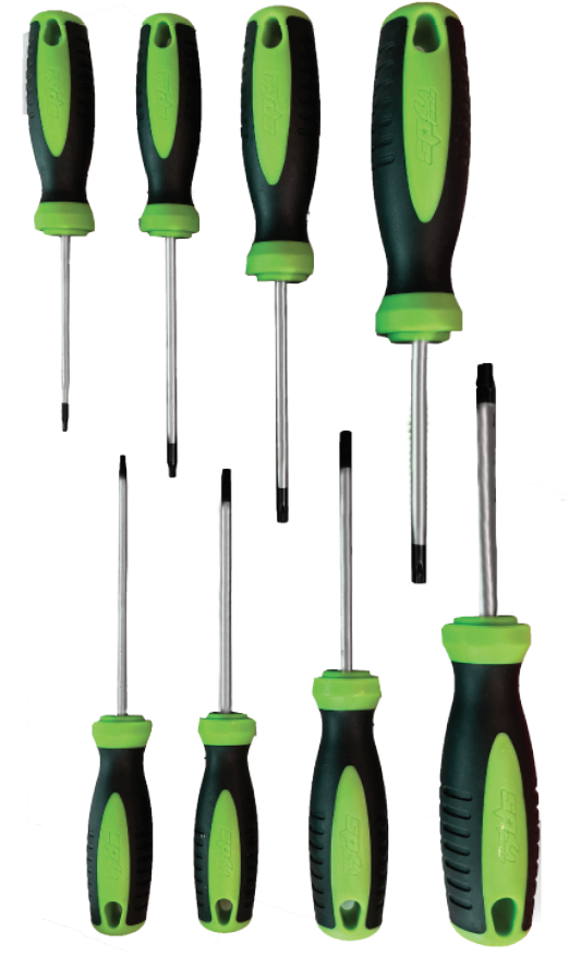 TORX SCHROEVENDRAAIERSET 8 DELIG