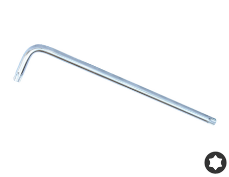 TORX STIFTSLEUTEL CHROOM MAGNETISCH T-40