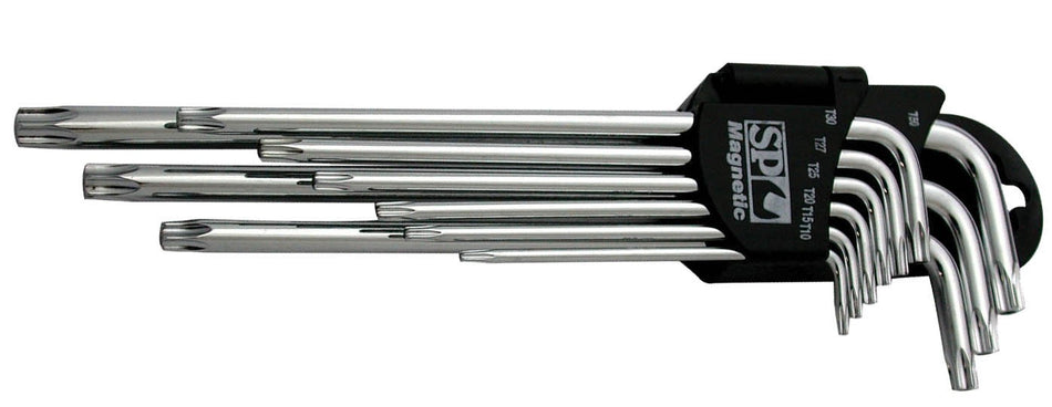 TORX STIFTSLEUTELSET MAGNETISCH 9 DELIG