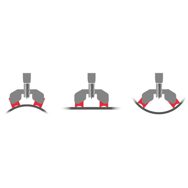 Pneumatische magneet kernboormachine, 55mm - 2 3/16", 6.3 bar. - Weldingshop