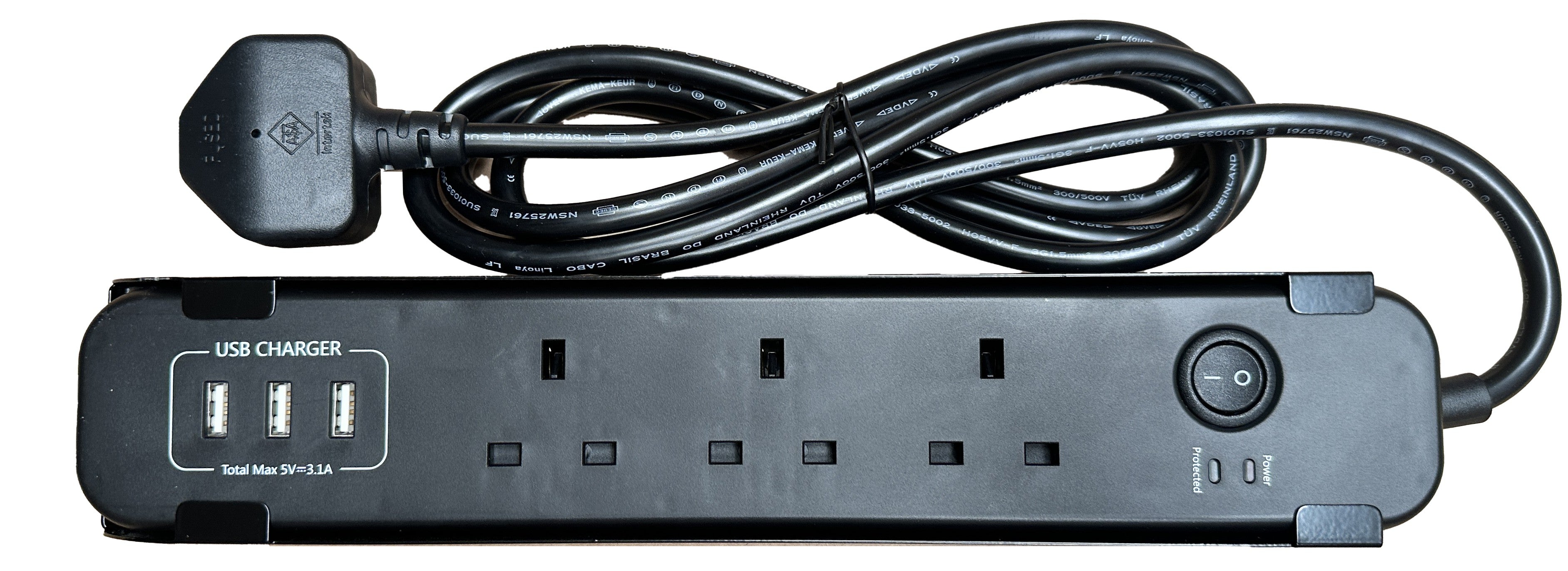 UK STEKKERDOOS INCL MAGNETISCHE HOUDER